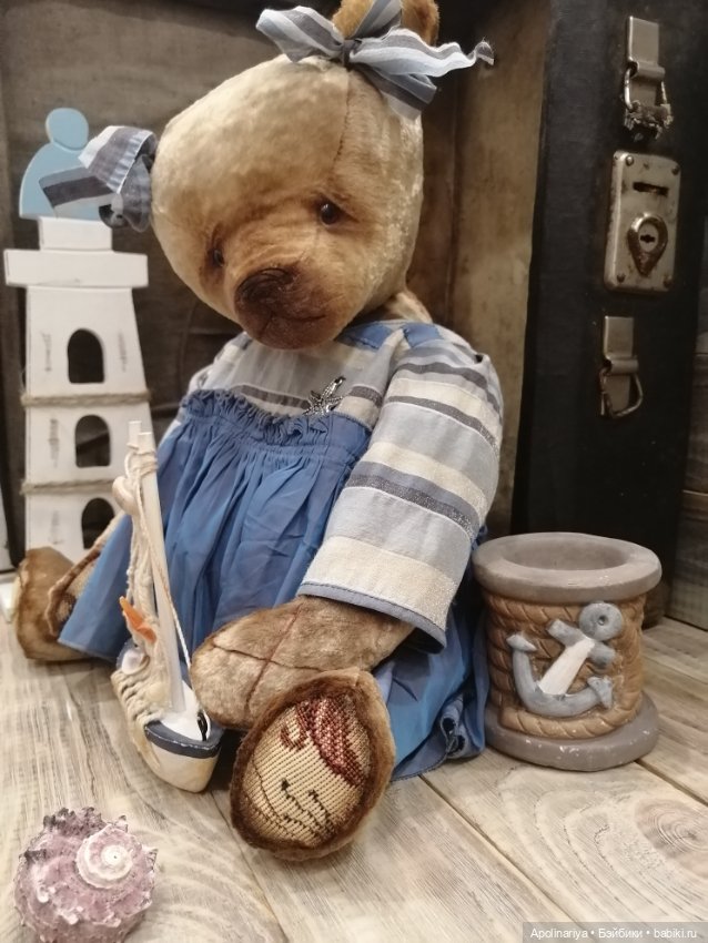 Полетт. Мечты о море — Авторские мишки Тедди и друзья: фото (фото 6)