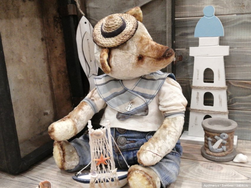 Gunter мишка - тедди — Авторские мишки Тедди и друзья: фото (фото 4)