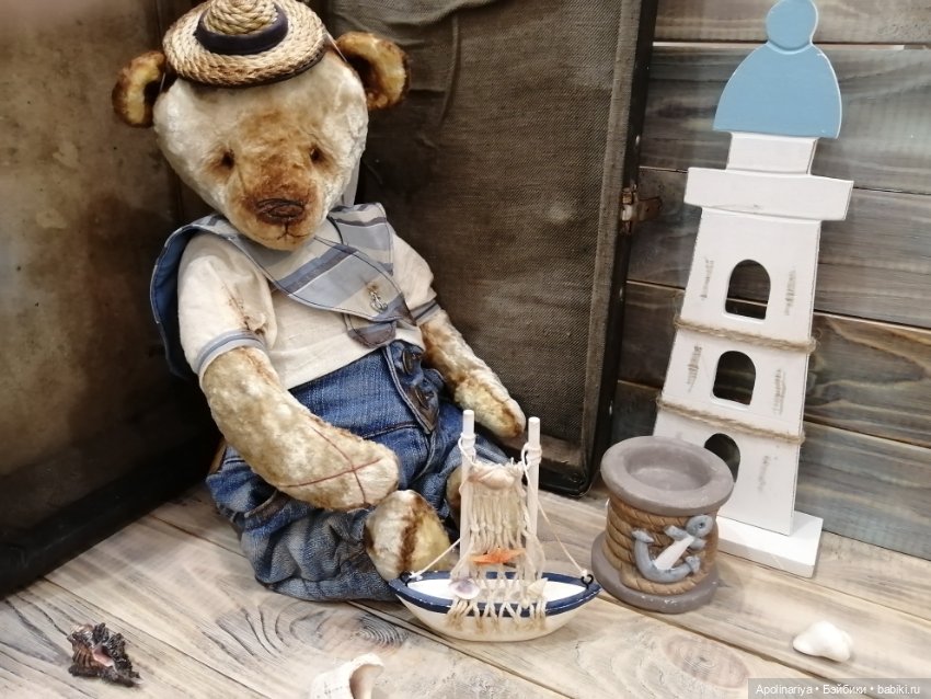 Gunter мишка - тедди — Авторские мишки Тедди и друзья: фото (фото 9)