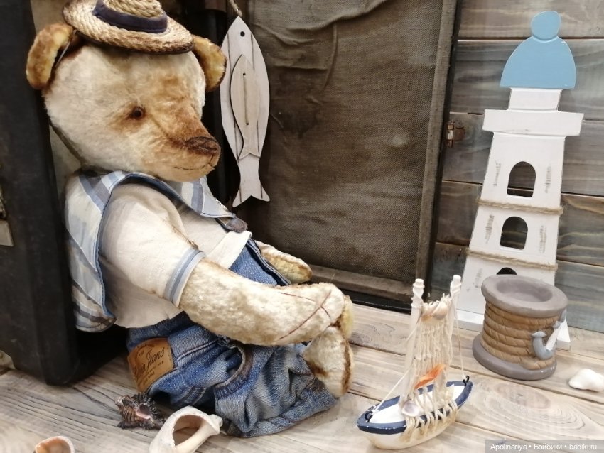 Gunter мишка - тедди — Авторские мишки Тедди и друзья: фото (фото 10)