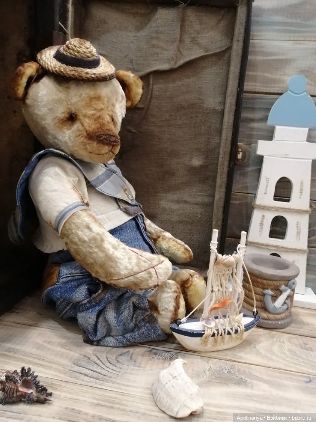 Gunter мишка - тедди — Авторские мишки Тедди и друзья: фото (фото 8)