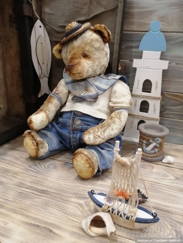 Gunter мишка - тедди — Авторские мишки Тедди и друзья: фото (фото 5)