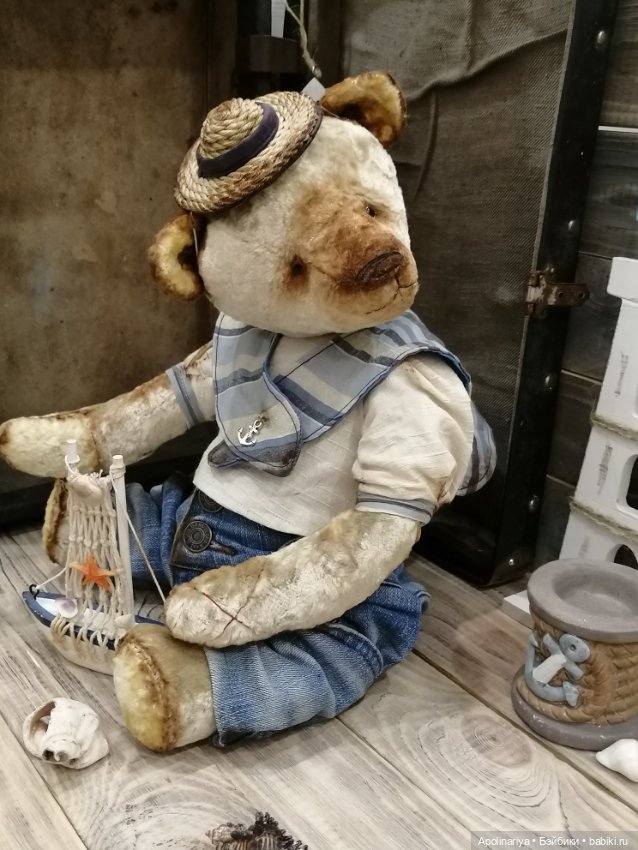 Gunter мишка - тедди — Авторские мишки Тедди и друзья: фото