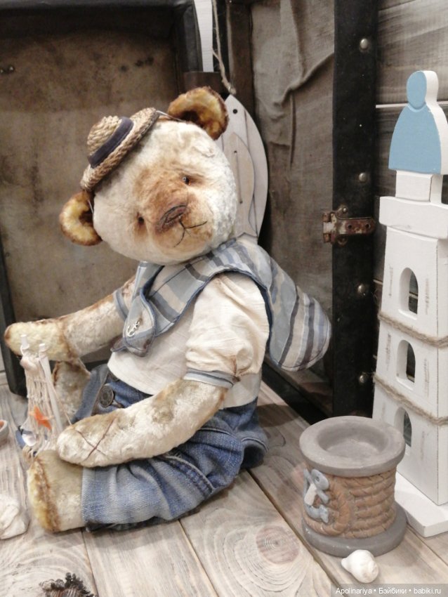 Gunter мишка - тедди — Авторские мишки Тедди и друзья: фото (фото 2)