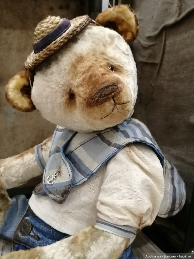 Gunter мишка - тедди — Авторские мишки Тедди и друзья: фото (фото 3)