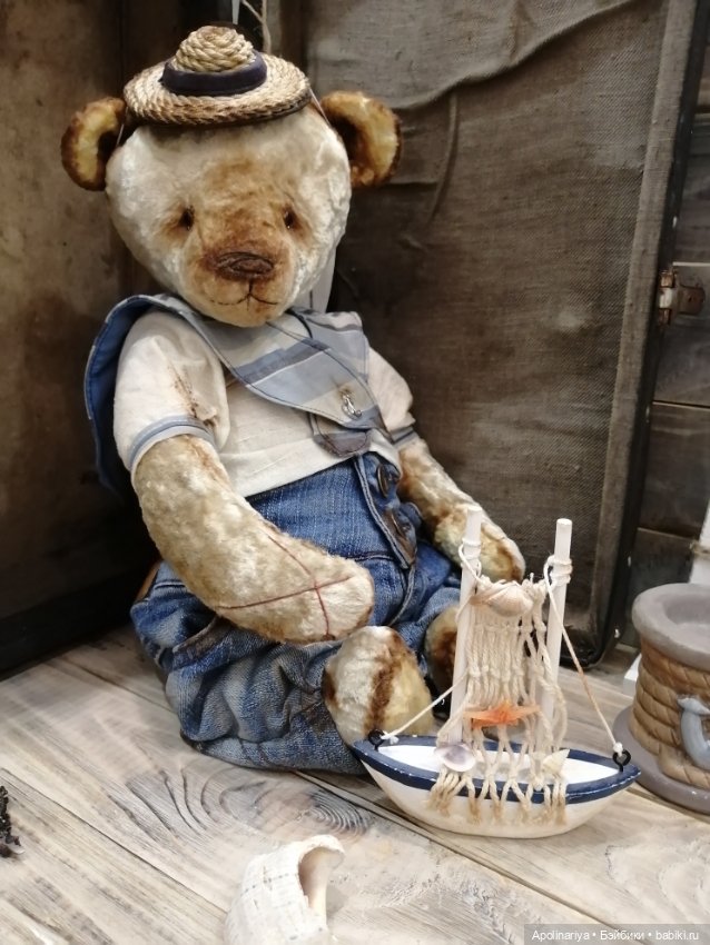 Gunter мишка - тедди — Авторские мишки Тедди и друзья: фото (фото 7)