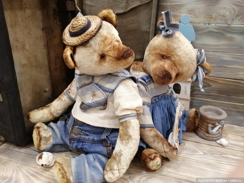 Gunter мишка - тедди — Авторские мишки Тедди и друзья: фото