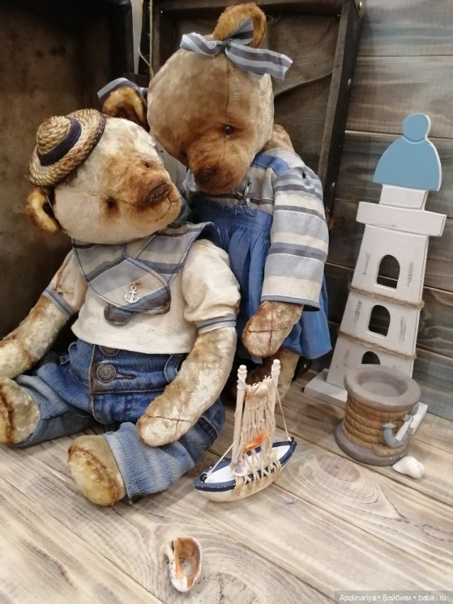 Gunter мишка - тедди — Авторские мишки Тедди и друзья: фото