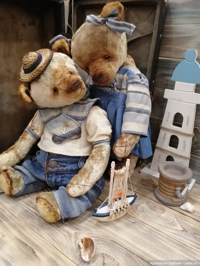 Gunter мишка - тедди — Авторские мишки Тедди и друзья: фото