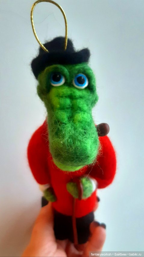 Гена и Чебурашечка авторские игрушки Натальи Игнатьевой (фото 8)