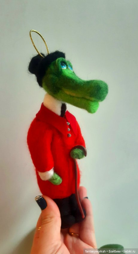 Гена и Чебурашечка авторские игрушки Натальи Игнатьевой (фото 6)
