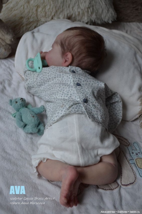Ава родилась. Кукла реборн Анны Морозовой