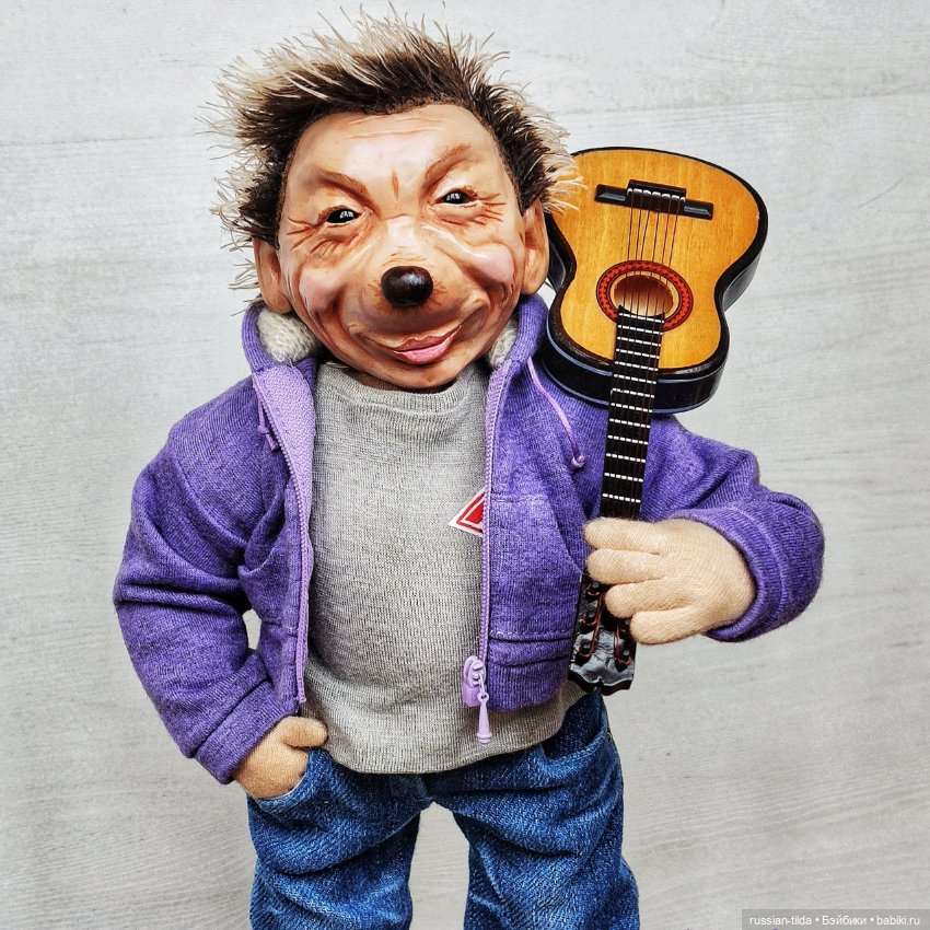 Портретный ёжик — Авторские портретные куклы по фото: галерея работ (фото 2)