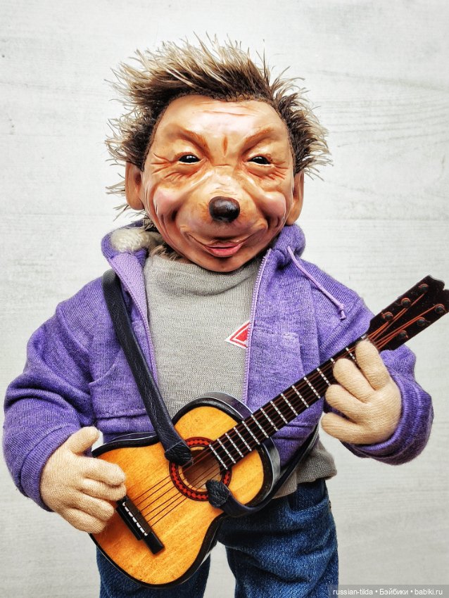 Портретный ёжик — Авторские портретные куклы по фото: галерея работ