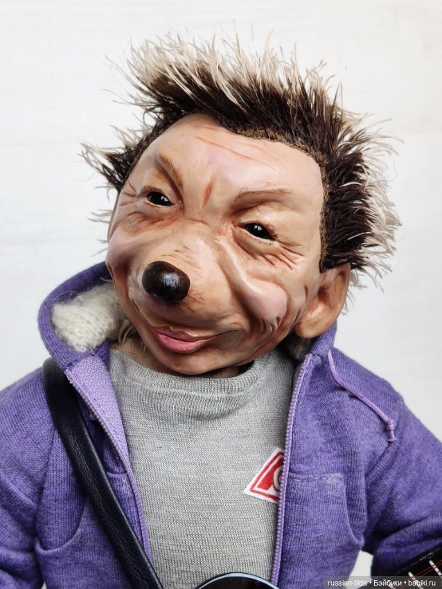 Портретный ёжик — Авторские портретные куклы по фото: галерея работ