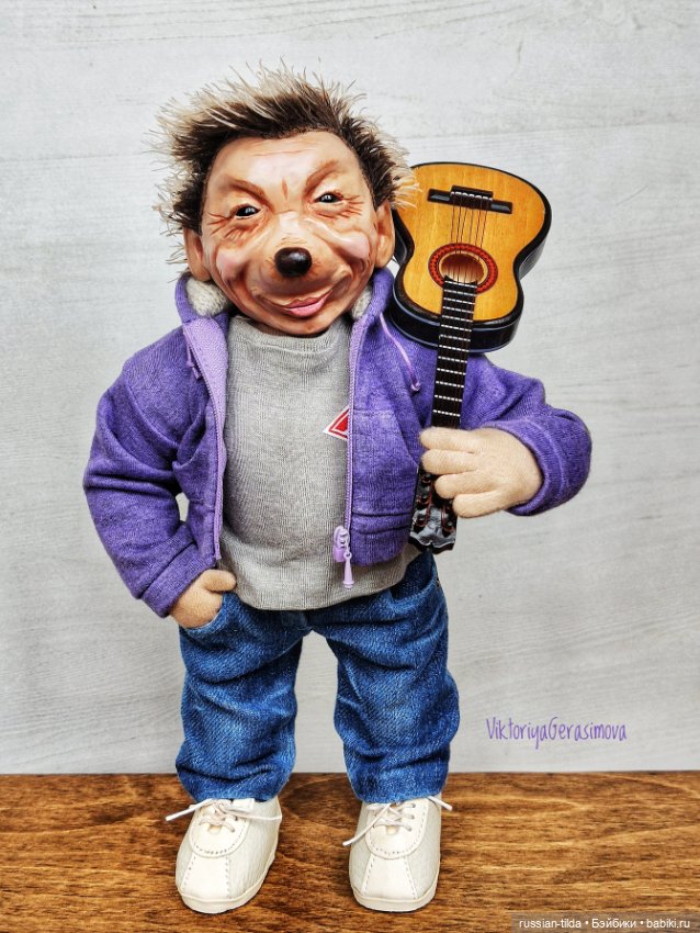 Портретный ёжик — Авторские портретные куклы по фото: галерея работ (фото 3)