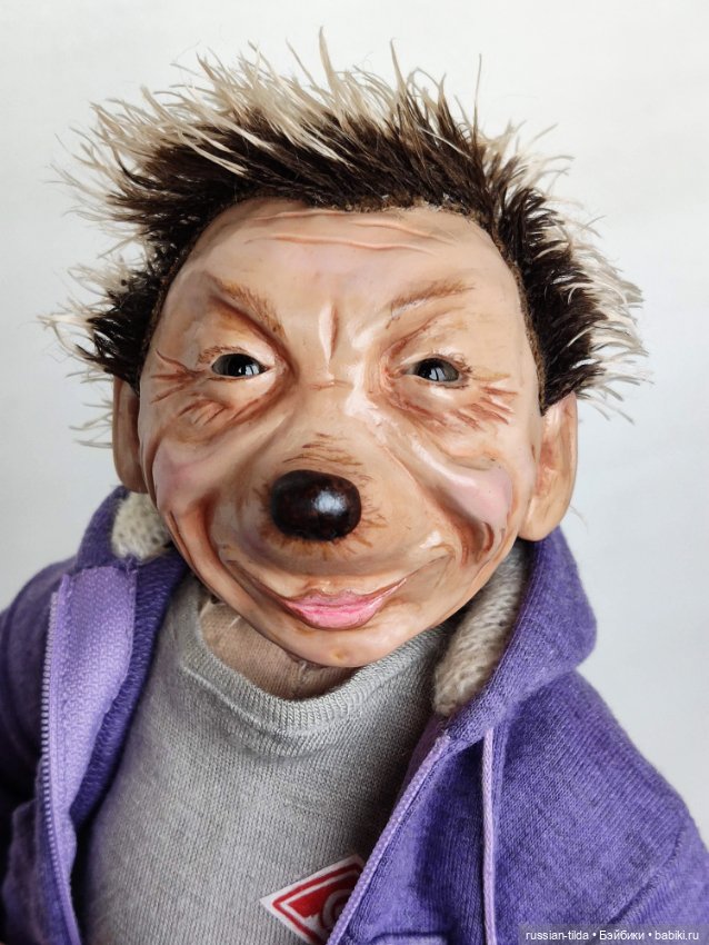 Портретный ёжик — Авторские портретные куклы по фото: галерея работ