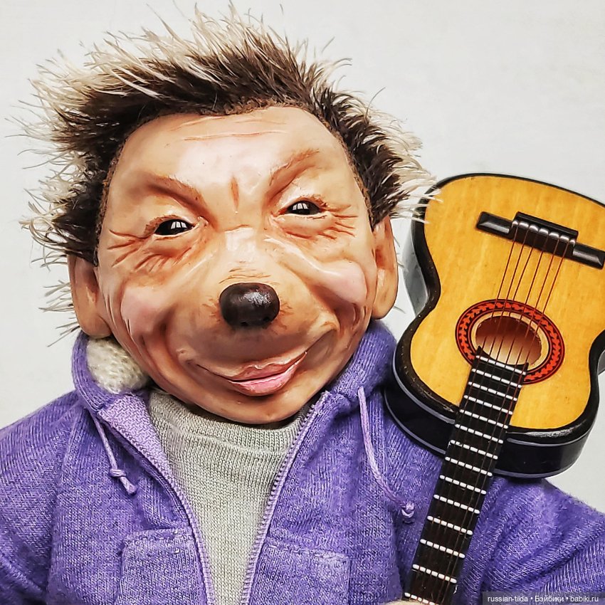 Портретный ёжик — Авторские портретные куклы по фото: галерея работ