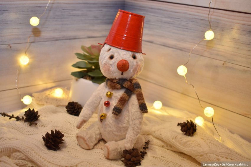 Снеговики в России — Авторские мишки Тедди и друзья: фото (фото 3)