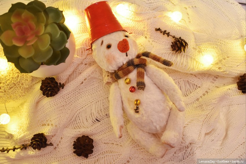 Снеговики в России — Авторские мишки Тедди и друзья: фото