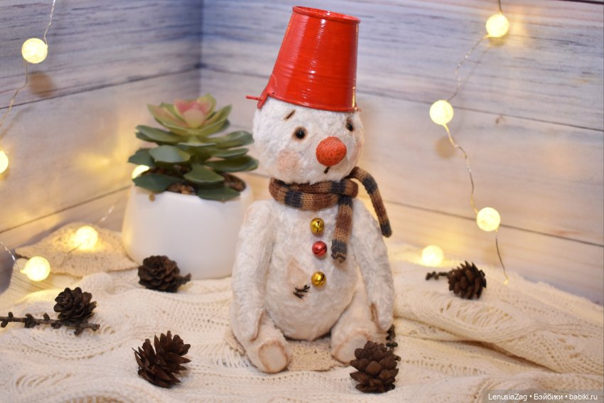 Снеговики в России — Авторские мишки Тедди и друзья: фото (фото 5)