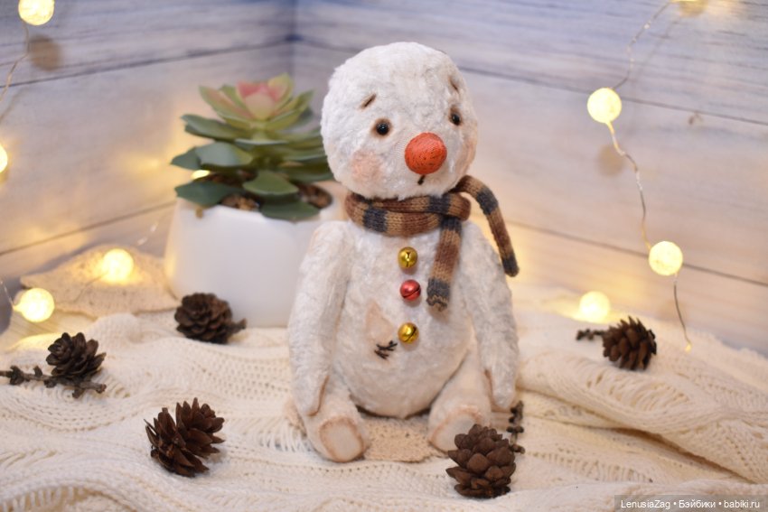 Снеговики в России — Авторские мишки Тедди и друзья: фото (фото 2)