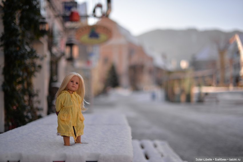 Зимняя прогулка с мини Готц ООАК (фото 5)