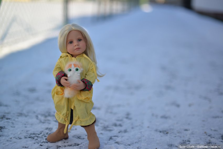 Зимняя прогулка с мини Готц ООАК (фото 3)