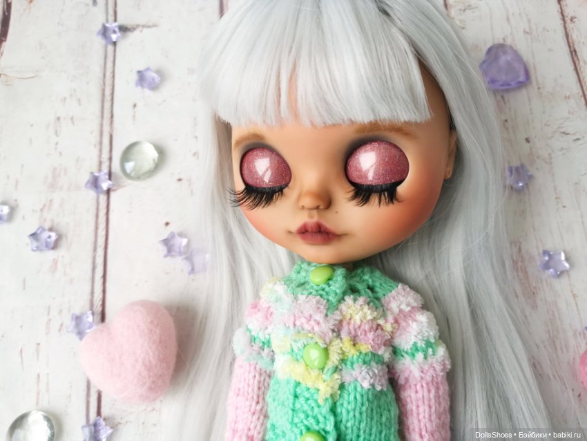 Моя первая Blythe кастом в 2021 году (фото 4)