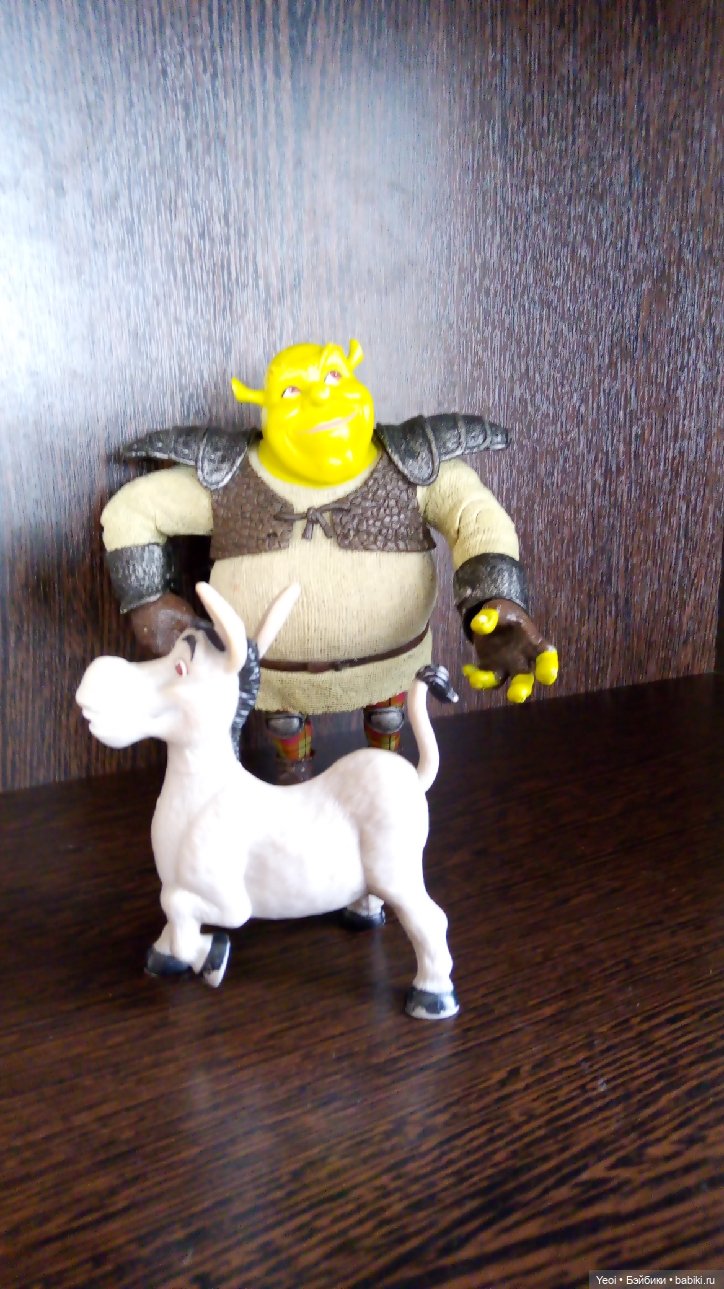 Фигурки Шрека и ослика — Интересные игрушки и фигурки (разное): редкие