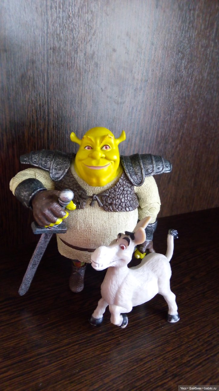 Фигурки Шрека и ослика — Интересные игрушки и фигурки (разное): редкие