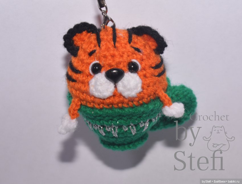 Тигрик в чашке. Брелок. Символ 2022 (фото 4)