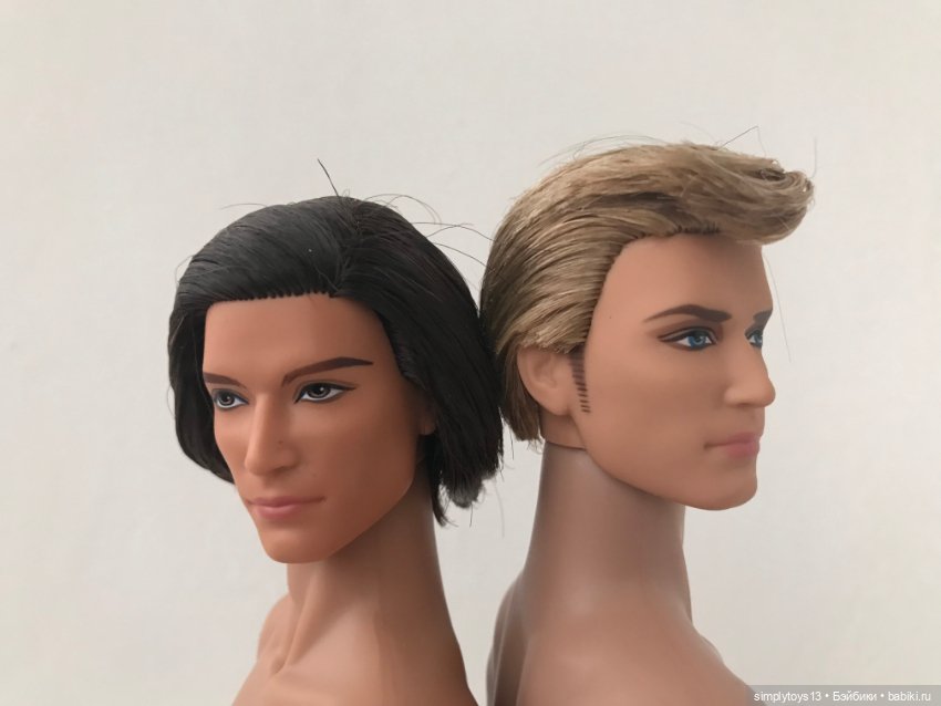 Мои идеальные парни (продолжение) или сравнение по скинтонам. Гибрид голов кенов и тел от Integrity Toys