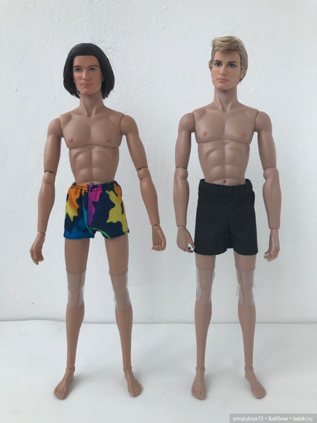 Мои идеальные парни (продолжение) или сравнение по скинтонам. Гибрид голов кенов и тел от Integrity Toys