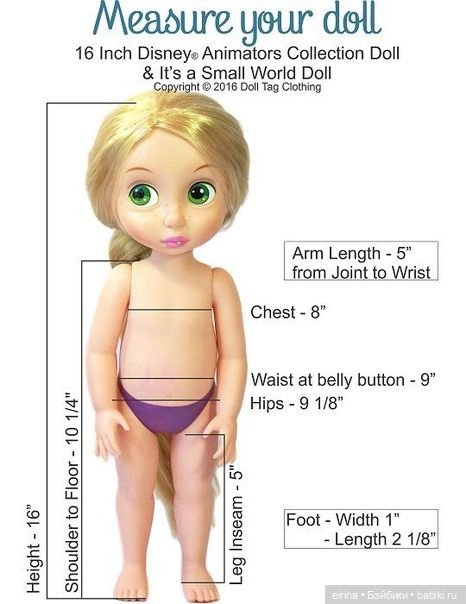 Мерки кукол 2 — Сравнение кукол разных брендов: фото рядом