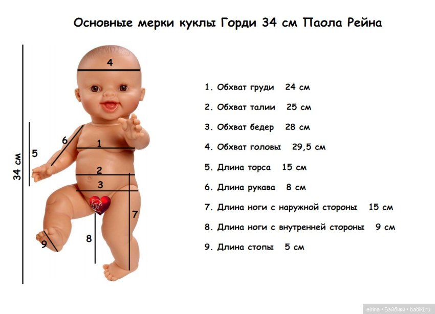 Мерки кукол 2 — Сравнение кукол разных брендов: фото рядом
