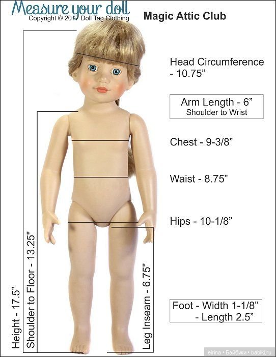 Мерки кукол 2 — Сравнение кукол разных брендов: фото рядом (фото 10)