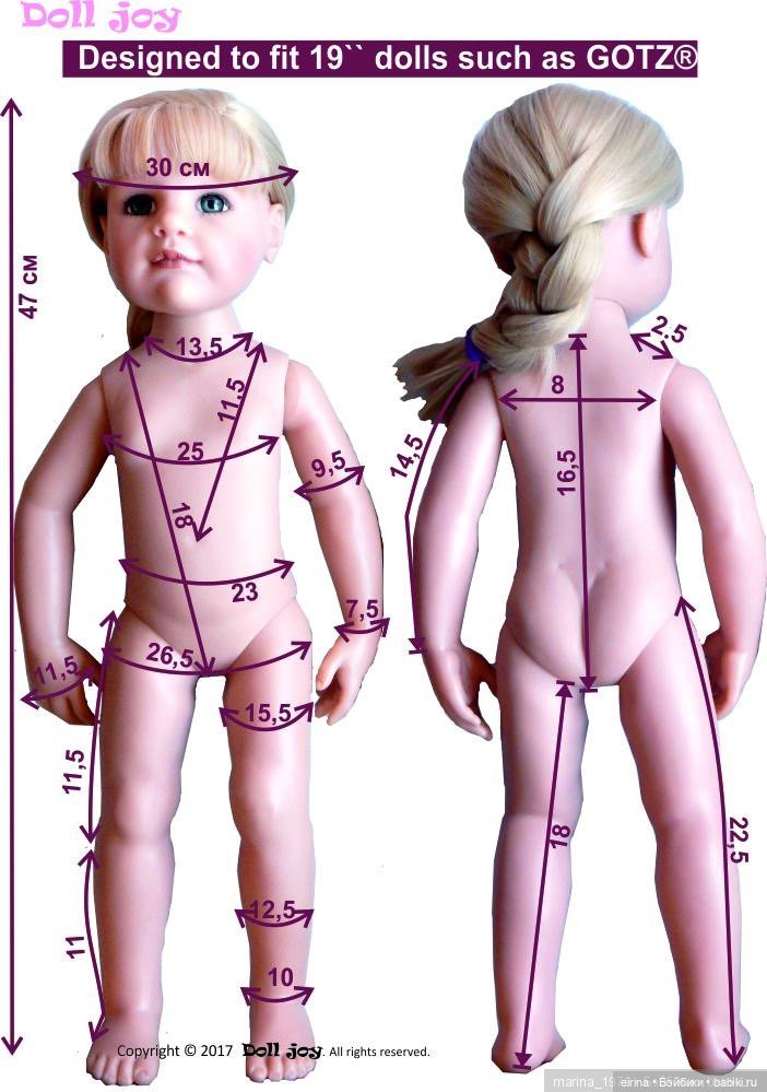 Мерки кукол 2 — Сравнение кукол разных брендов: фото рядом