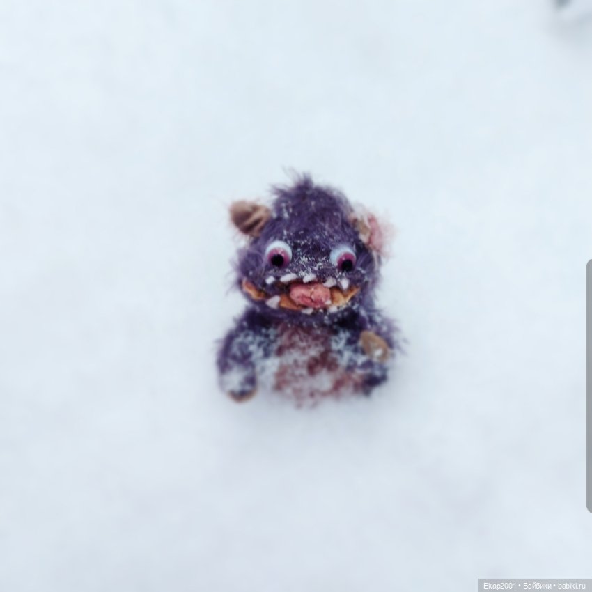 Окхи-Докхи и снег — Авторские мишки Тедди и друзья: фото (фото 3)