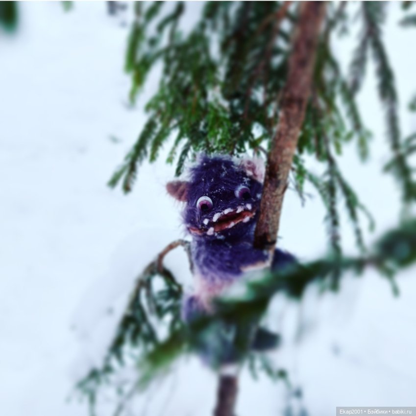 Окхи-Докхи и снег — Авторские мишки Тедди и друзья: фото (фото 7)