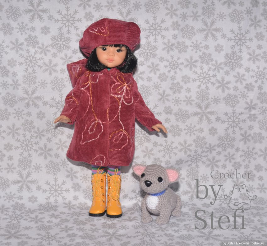 Французский бульдог Луи — Вязаные игрушки и амигуруми: крючком