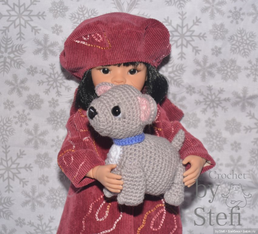 Французский бульдог Луи — Вязаные игрушки и амигуруми: крючком (фото 2)