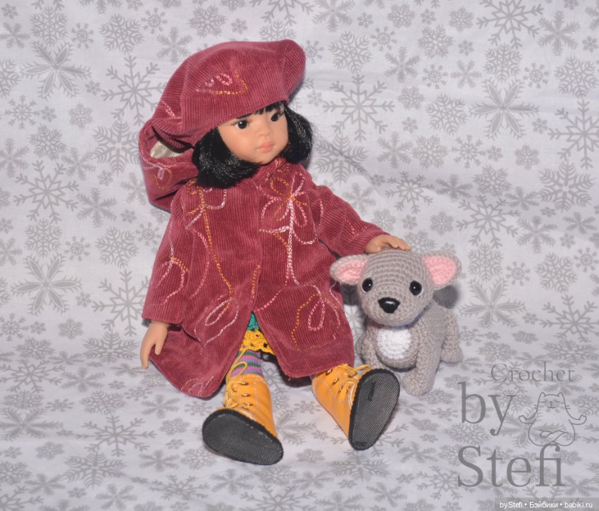 Французский бульдог Луи — Вязаные игрушки и амигуруми: крючком (фото 4)