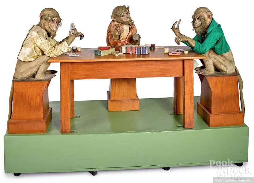 Автоматон Шулеры — Антикварные автоматоны и механические куклы: Vichy