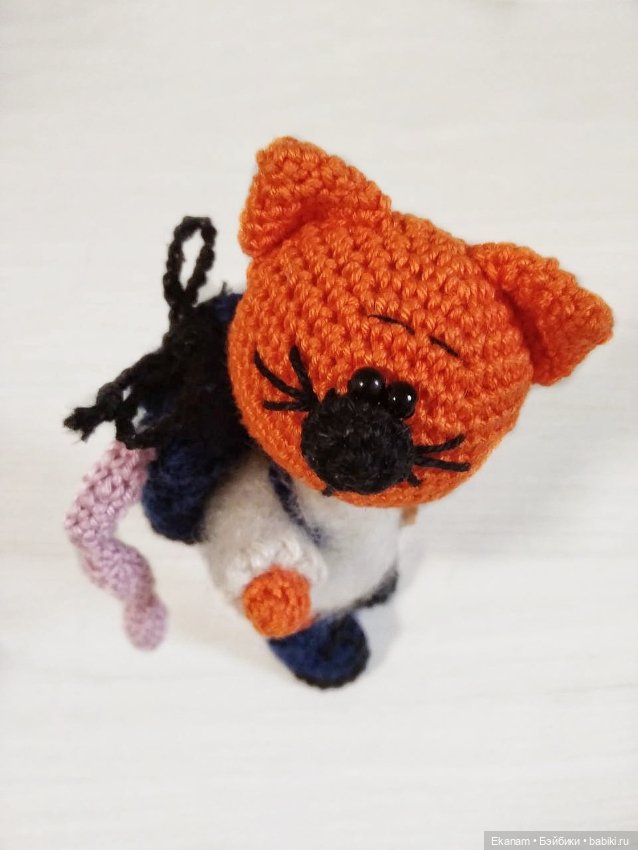 Без кота жизнь не та — Вязаные игрушки и амигуруми: крючком (фото 7)