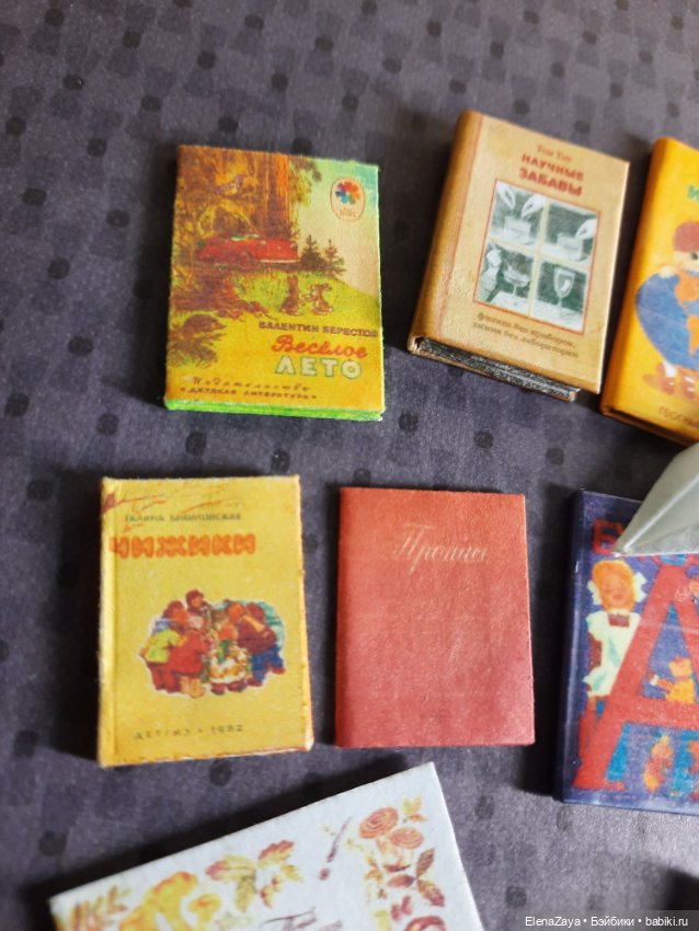 Набор для кукол 1:12, школьные принадлежности из СССР (фото 3)