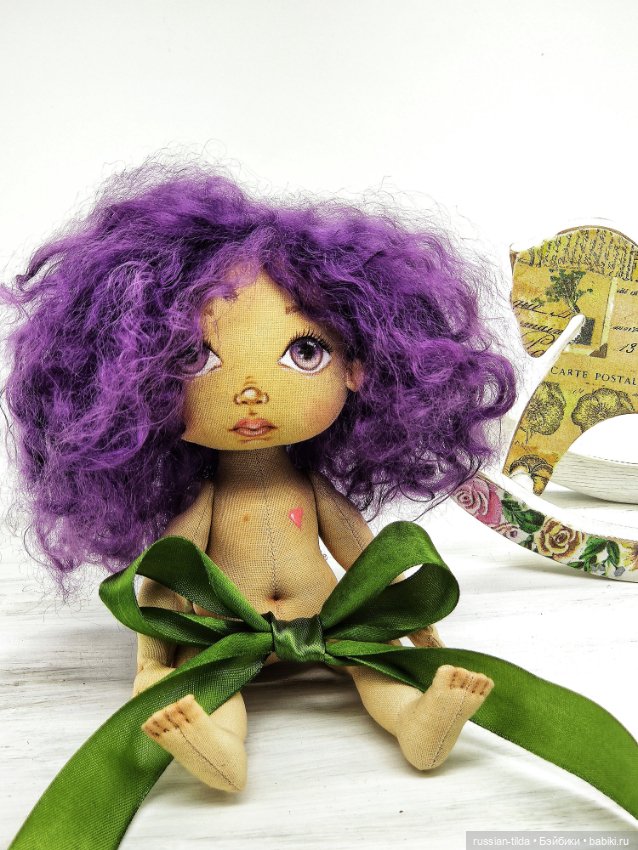 Лавандовая куколка — Авторские текстильные куклы: Вальдорфские (фото 3)