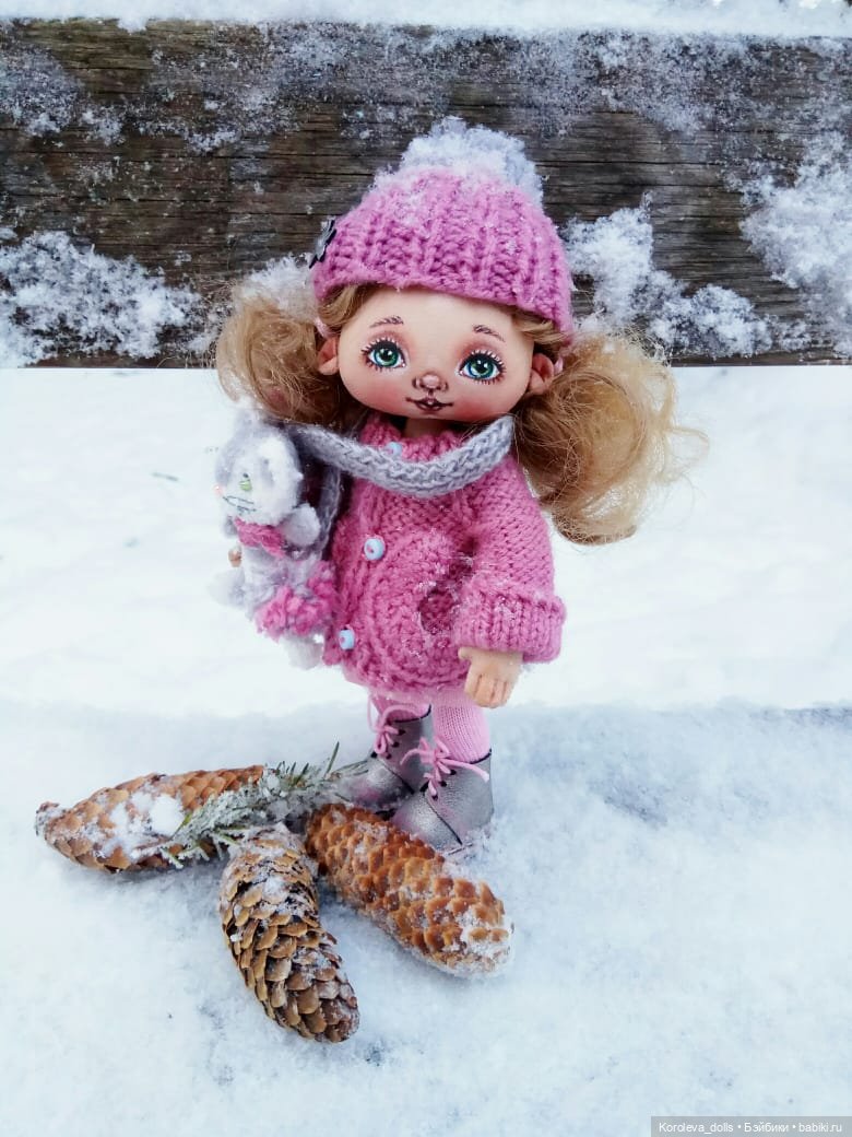 Таичка и зимняя сказка — Авторские текстильные куклы: Вальдорфские (фото 9)
