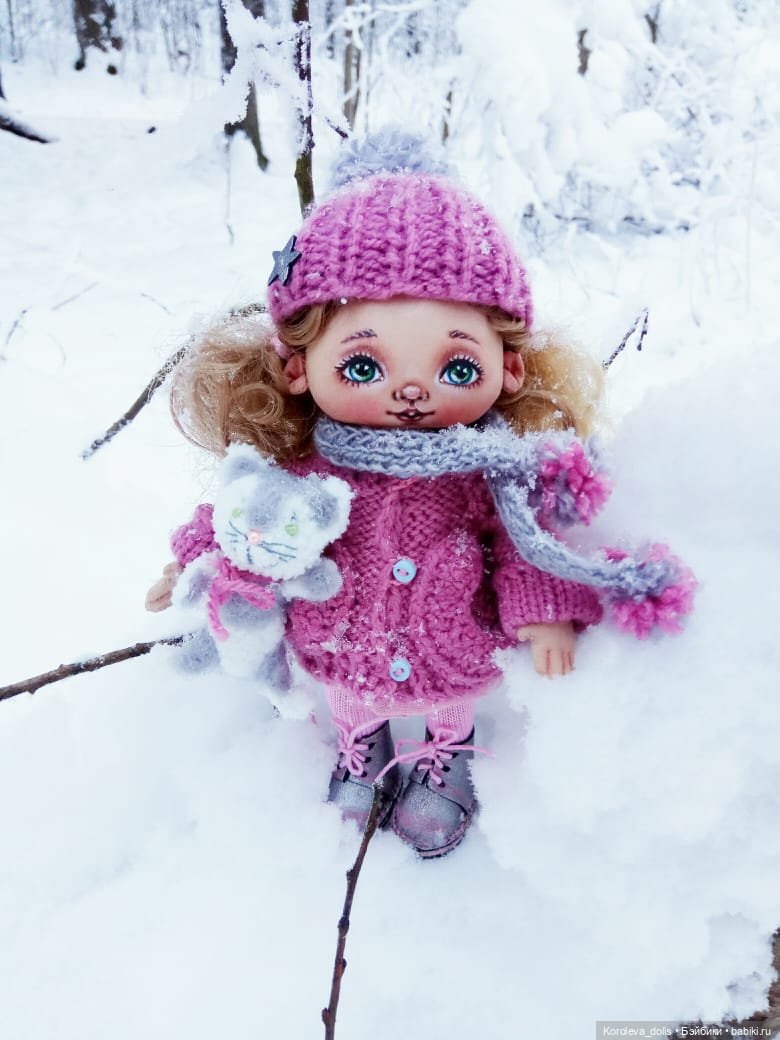 Таичка и зимняя сказка — Авторские текстильные куклы: Вальдорфские (фото 6)