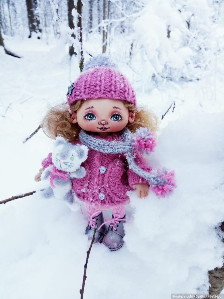 Таичка и зимняя сказка — Авторские текстильные куклы: Вальдорфские (фото 2)